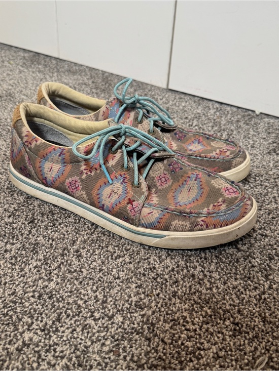 Twisted X Other - Twisted X Hooey Womens 9.5 Aztec Southwest Canvas Loper Shoes